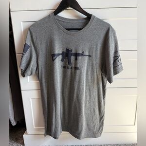 Grunt Style Gray Graphic Tee